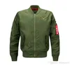 Black Bomber Jacket Flight Pilot Jackets Mens Casual Flying Coats Long Sleeve Slim Fit Clothes Embroidery Plus Size M-6XL