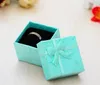 4 * 4 * 3 cm sortiert 120 Stück/Los Schmuck-Geschenkbox Verpackung für Ring Ohrringe Geschenkbox Verpackungsbox kostenloser Versand 120 Stück/Los