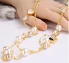 Intero designer di lusso classico carino Diamond Heart Elegante Pearl Multi Stray Long Magione Collana per Woman9106359