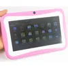 Tablette pour enfants 7 pouces Allwinner A33 Quad Core 512 8GB tablettes pour enfants Android 4.4 wifi grand haut-parleur housse de protection