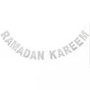 EID MUBARAKバナーグリッターEID Festival Bunting Garlandイスラムイスラム教徒のMubarakデコレーションRamadan KareemバナーRamadan用品