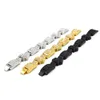 Hip hop fashion diamond-encrusted men's hip hop bracelet with cool and unique style235G