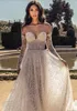 2020 Julie Vino Boho Bröllopsklänningar Sweetheart A Line Lace Långärmad Bohemian Bröllopsklänning Baklösa Skräddarsydda Country Brudklänningar