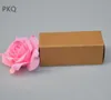 50st Lot Kraft Paper Essential Oil Packaging Box Cosmetic Packaging Box Brown Card Boxs Lipstick Parfym Presentlådor163h