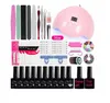 Manicure Set Nail Kit med 24W / 36W LED Nails Lamp Nails Drill Machine Nail Polish Kit Acrylic Nail Art Tools Set