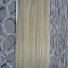 Malaysiska Virgin Hair Tape Hair Extensions 10 "12" 14 "16" 18 "20" 22 "-24 inches rak hudväftband i hårförlängning Human100g 40pcs