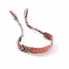 Плетеной плетеный браслет ретро -богемный браслет ручной ниток Boho Multi -Color String Bord Hippie Friends Bracelets6213704