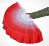 5 Colors Chinese Silk Hand Fan Belly Dancing Short Fans Stage Performance Fans Props for Party