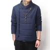남성용 파카 파카 Mrdonoo 겨울 두꺼운 면화 - 패딩 된 재킷 수컷 중국 바람 레트로 남자의 버클 리넨 재킷 1 Phin22