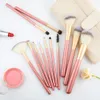 12 pezzi di pennelli per trucco professionale set Champagne Gold Blush Powder Polves Fondate Brush Brush Bushes Cosmetics Beauty Tool4909359