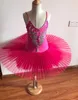 Vit Brailes Ballett Tutu Dance Dress Kostymer Swan Lake Ballet Kostymer Kids Girls Stage Wear Ballroom Dancing Dress Outfits