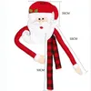 새로운 크리스마스 트리 toppers 장식 산타 클로스 눈사람 사슴 크리스마스 트리 탑 장식 빨간 크리스마스 홈 장식 DBC VT0911