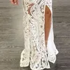 Off Shoulder Party Dress Maxi Branco Vestido Longo Mesh Bodycon Sequin Vestido Mulheres Strapless Sexy Verão Vestidos Vestido