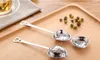 Heart Tea Infuser "Tea Time" Heart-Shaped Stainless Herbal Tea Strainers Infuser Spoon Filter Long Handle Free Shipping