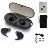 Mini TWS Wireless Bluetooth 5.0 Auricolare stereo Cuffie sportive impermeabili Auricolari in-ear Auricolari TWS con presa di ricarica per smartphone