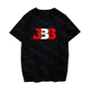 Mode Hommes Blanc Noir Gris T-shirt Ball Basketball Plein Coton À Manches Courtes Lâche BBB Mâle T-shirt T-shirts Imprimés Logos Si254V