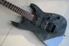 Fábrica Personalizada Nova Guitarra Elétrica Modelo Crânio Inlay Assinatura em Charcoal Burst 20120110