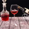 Wholesa Red Wine Glasses - Lead Free Titanium Crystal Glass Elegans Original Shark Red Wine Glass med haj inuti Lång Stemmed Glassware