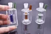 Goedkope Mini Dik 10mm glas Booreiland waterpijp roken Recycler Pyrex asvanger Dab Rigs Waterpijpen met Slang en glas olie Kom