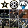 Custom Mens Vanderbilt Commodores Performance Jersey Gold Program Custom Women / Youth All Ed Black Strips Maillots de baseball de haute qualité