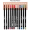 Sıcak Satış 12 Renkler Su Geçirmez Eyeliner Kalem Uzun Ömürlü Göz Astar Kalemler Makyaj Kozmetik Gözler için Makyaj Set Güzellik Araçları