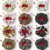 12 style élastique kawaii imprimé casse-cheveux Tie Gum Girls Girls Dot Léopard Scrunchie Ponytail Accessoires Coup-Up FJJ2356213898