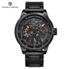 Mode marque de luxe Pagani cuir Tourbillon montre automatique hommes montre-bracelet hommes mécanique acier montres Relogio Masculin