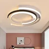 Lâmpada moderna geométrica LED Anel Luzes de teto Loft Iivng Quarto Luz do Quarto Interior Nordic Luminária