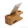 2 in 1 Bamboo Desktop Wood Stand Holder for cell Phone Mounts Holder Charging Dock for Smart Watch Charger Station2050878