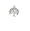 100 pcs/Lot Vintage tibétain argent arbre de vie breloques pendentifs 24mm breloques pour la fabrication de bijoux bracelet à bricoler soi-même collier