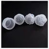 Moldes de silicona líquida para joyería de resina UV, moldes de resina con flores rosas en 3D, moldes para hacer joyas de arcilla polimérica, 4 estilos