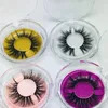 2019 Nieuwste 25 mm Lange 3D Mink Eyelashes Private Label Extensions Dramatische Dikke Mink Wimpers Cruly Free Fluffy Natural False Washes DHL