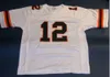 MIT aangepaste mannen jeugd vrouwen vintage #12 Jim Kelly University of Miami Hurricanes voetbaljersey maat S-4XL of aangepaste naam of nummertrui