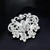 Brooches de flor de diamante Pins de casamento broche mulheres homens terno de negócios vestido top corsage moda jóias presente de natal vontade e arenoso