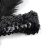 Pałąk nagłówek na głowę w latach dwudziestych XX wieku Vintage Feather Faperbaper Great Gatsby Heakddress Hair Akcesoria Arco de Cabelo Mujer A8