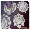 Wholesale- free shipping 20-38cm 12 pic/lot cotton crochet lace doilies for home decor felt for wedding cup pads placemat napkin mat felt