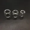 Beracky Spritzschutz-Quarzeinsatz, 15 mm, 18 mm, 20 mm Außendurchmesser, abnehmbare Quarzeinsätze für flache Quarz-Banger-Nägel, Glas-Wasserbongs, Dab-Rigs