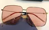 Nuevas gafas de sol de diseñador de moda 0394s montura cuadrada de metal estilo popular simple gafas de protección al aire libre uv 400 para hombres y mujeres263i