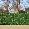 Siepe artificiale Foglie Piante Edera finta Parete 10 "X 10" Plastica giardino verticale Prova UV Privacy Cortili Decorazioni nuziali