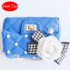 Just Tao Kids Fashion leather purse Baby girls small shoulder bags Girls mini bags Toddlers Flower Pearl Bags coin Wallets JT0173320351