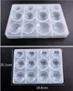 Runde Edelstein-Silikonform, Anhänger, Edelstein-Schnittgesicht, runde Edelsteine, Epoxidharz-Form, Wachs, Polymer-Ton-Formen, DIY-Handwerk