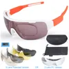 屋外アイウェアサイクリングスポーツメガネファッションサイクリングサングラス戦術的な変更可能なサングラス2/5レンズNO02-311