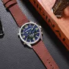 KT Wristwatch Mens Luxury Watch For Men Leather Watch Man Military Army Style Quartz Gents Digital Affense imperméable KT1818