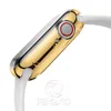 For Apple Watch Series 6 40mm 44mm Gel Electroplated TPU Watch Case Full Covered Watch Cover Protector for iWatch 5 4 3 izeso