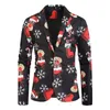 Men039sクリスマススーツジャケット印刷されたクリスマスシャツのトップノベルティスノーマンアダルトクリスマスファンシードレスCL36182984