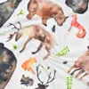 6 stilar toddler spädbarn ins swaddle boys tjejer bär dinosaur filt + hatt 2st / set nyfödd baby mjuk bomull sömn säck sovsäck m1848