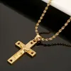 Jesus Kreuz Kette Anhänger Halsketten Für Frauen Gold Farbe Jesus Liebe Mich Herz Religiöser Schmuck
