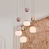 Moderne minimalistische Glas-Esszimmer-Pendelleuchten, Schlafzimmer, Nachttisch, kreative Persönlichkeit, postmoderne LED-Hebelampen, 110–240 V