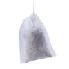 100Pcs Lot Tea Filter Bags Non Woven Disposable Drawstring Tea Bag String Seal Filter Bag for Tea