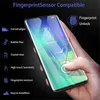 Vloeistof vol lijm kas vriendelijke schermbeschermer gehard glas met UV -licht voor Samsung Galaxy S23 S22 Ultra S21 plus S20 S10 S9 S8 Opmerking 20 10 9 8